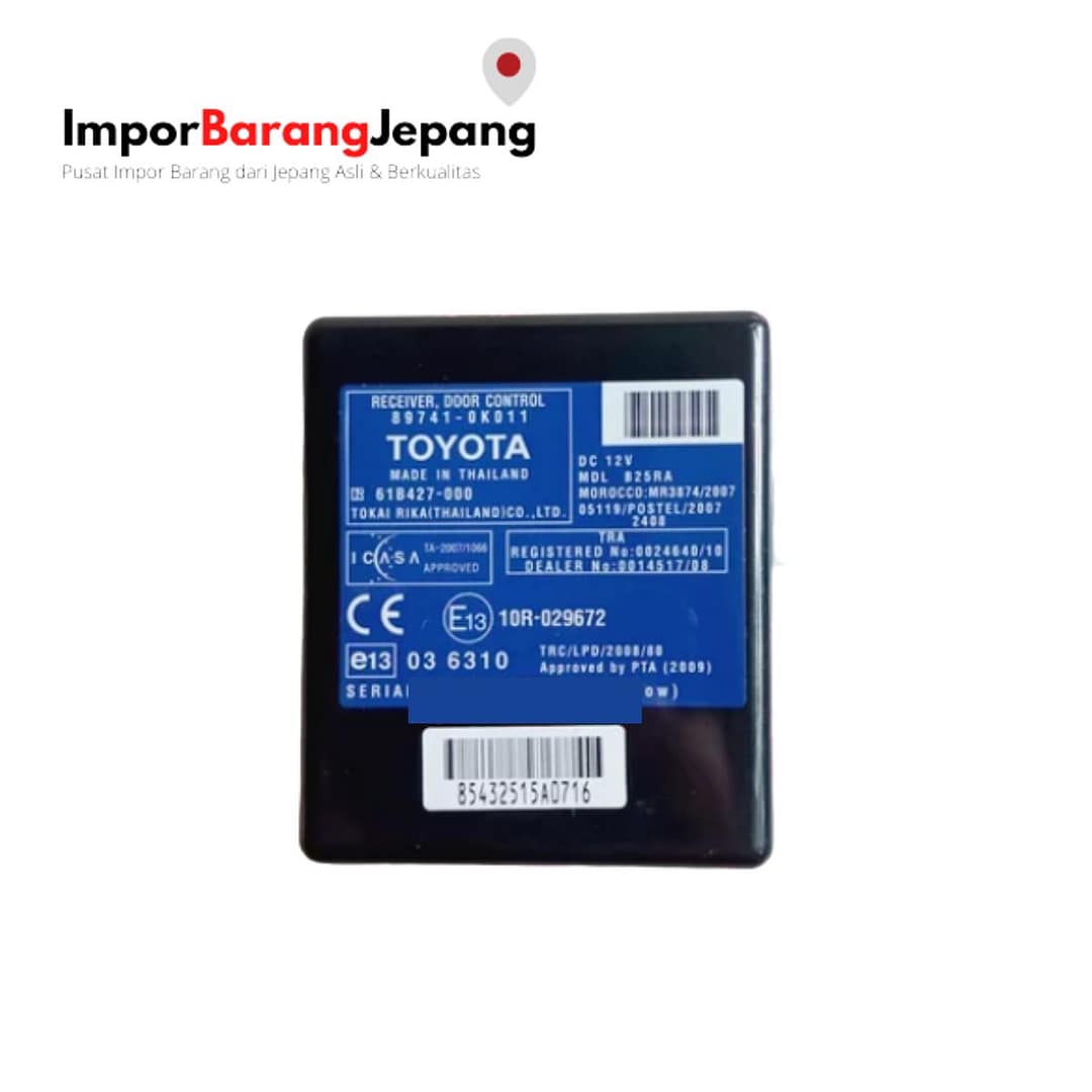 Receiver Door Control (Transmitter Key) Innova Original Genuine Toyota 89741-0K011