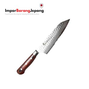 Pisau Dapur Sakai Takayuki VG-10 Hammered Damascus Kengata Santoku 07399